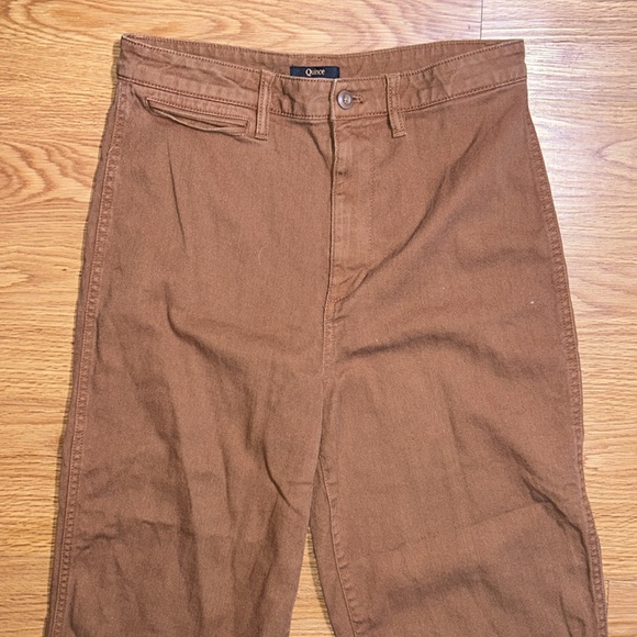 Quince Organic Stretch Cotton Twill Straight Leg
Cropped Pants - Picture 4 of 10